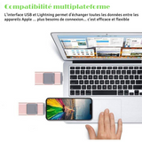 Clé Zénith™️ USB 4-en-1 pour Smartphone (iPhone / iPad / Smartphone Android / Tablette)