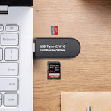 Lecteur de carte mémoire USB OTG 3-en-1 série ZenLec™ Pro (fin de stock) - Sans carte SD